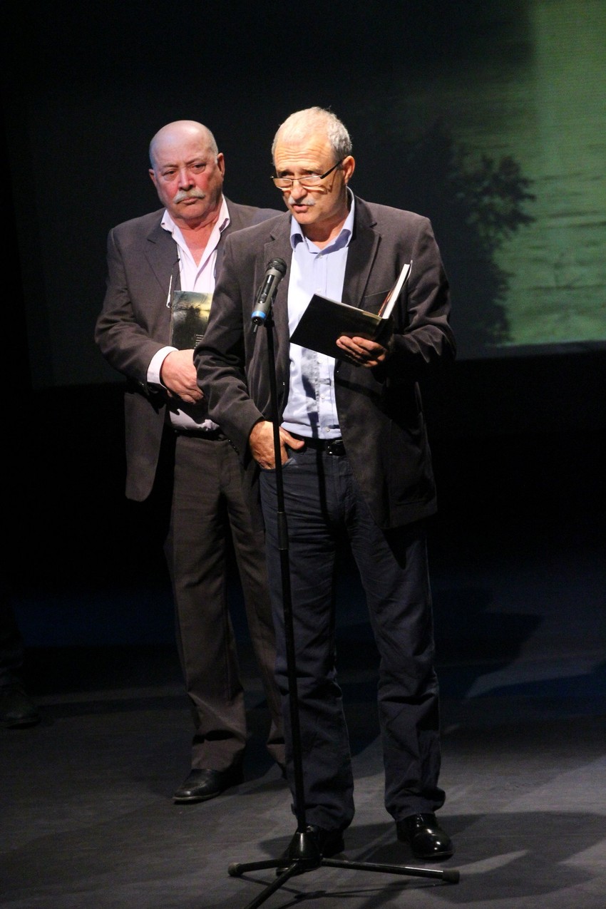 Glumac Lazar Ristovski čitao je odlomke iz knjige (klikni za uvećanje)