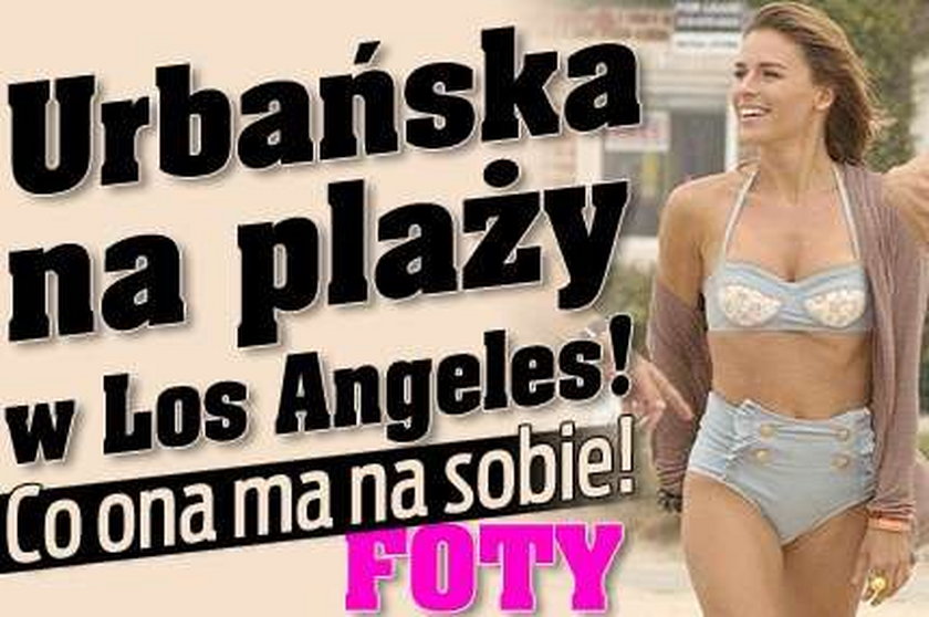 Urbańska na plaży w Los Angeles!