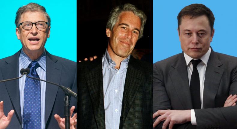 Jeffrey Epstein, Bill Gates, Elon Musk