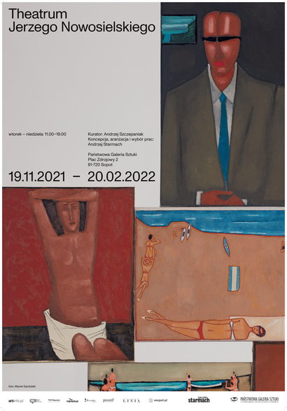 "Theatrum Jerzego Nowosielskiego" w Państwowej Galerii Sztuki (plakat)