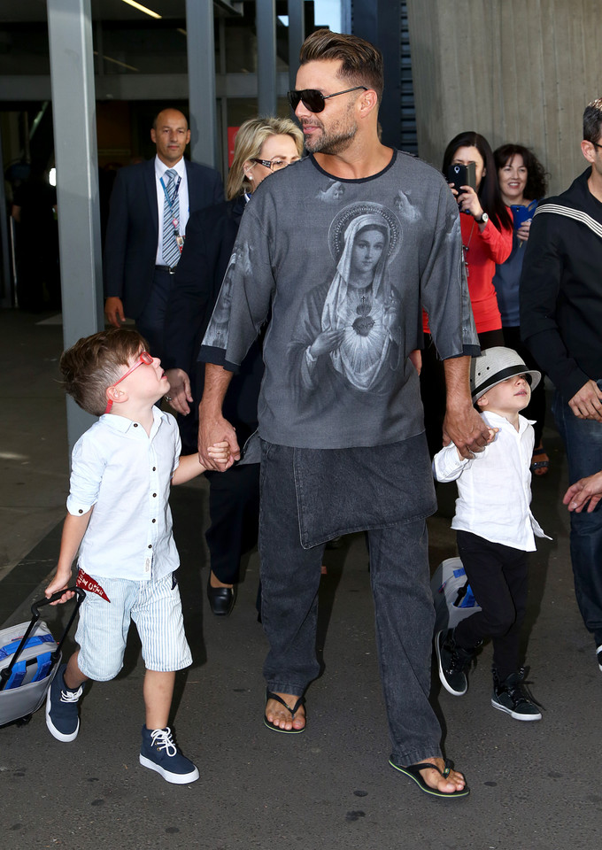 Ricky Martin z synami