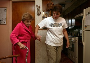 Dom za stare - ilustracija