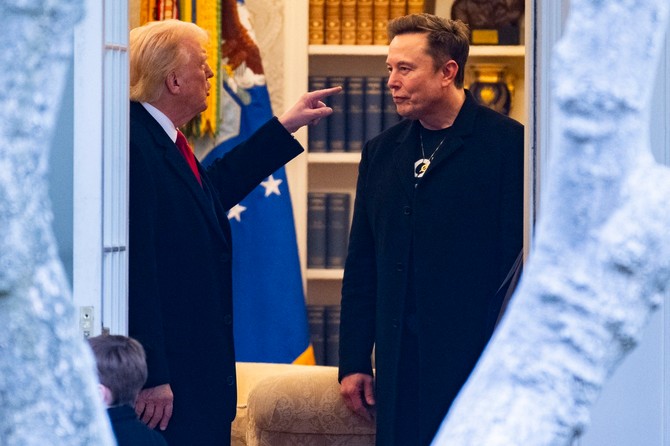 Donald Tramp i Ilon Mask