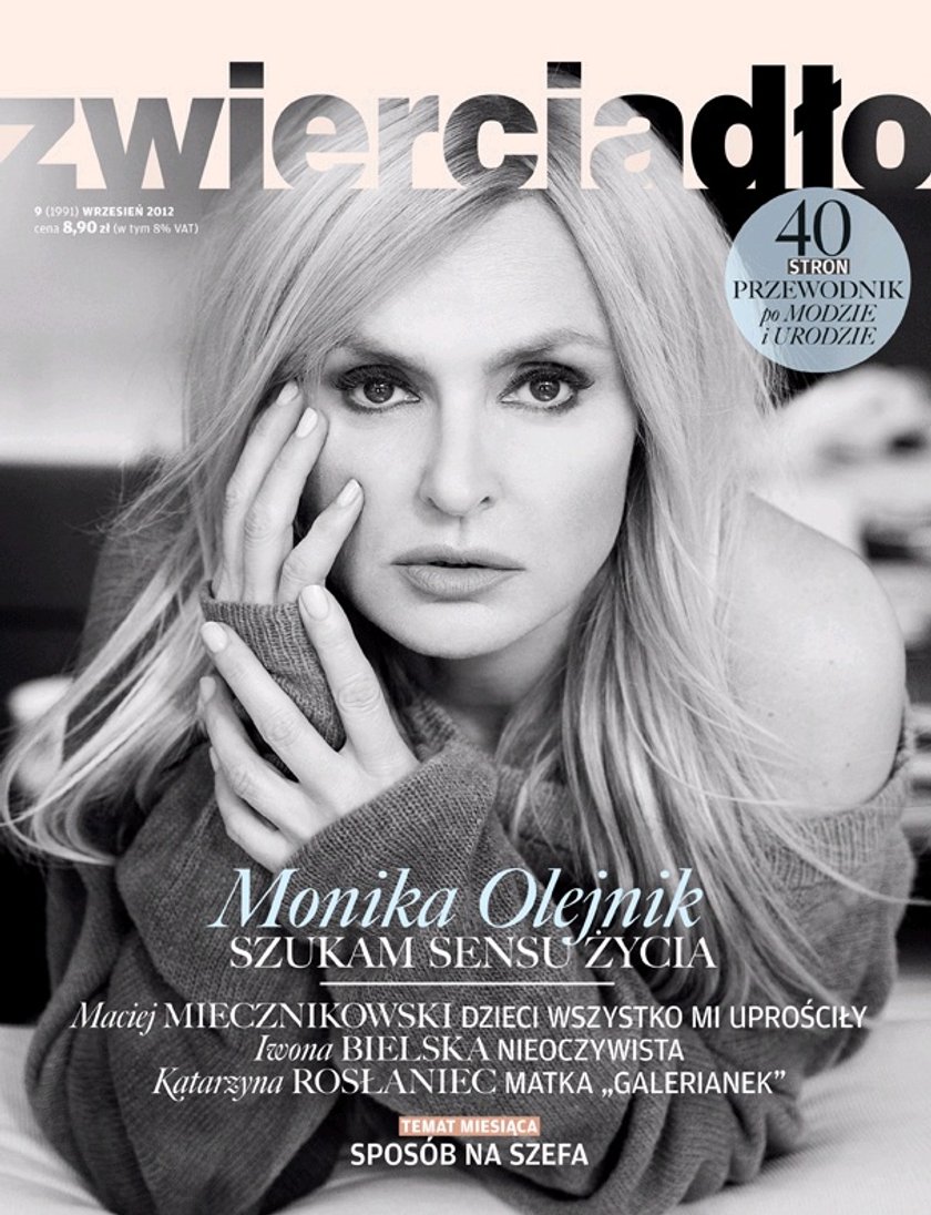 Monika Olejnik w magazynie