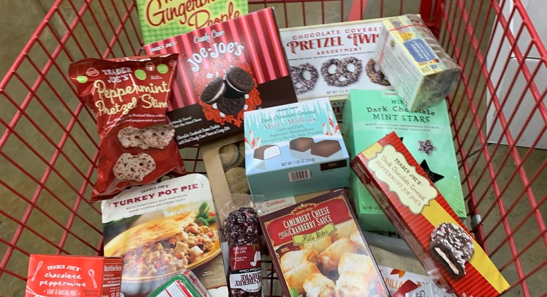 I bought 36 of Trader Joe's seasonal winter items.Savanna Swain-Wilson