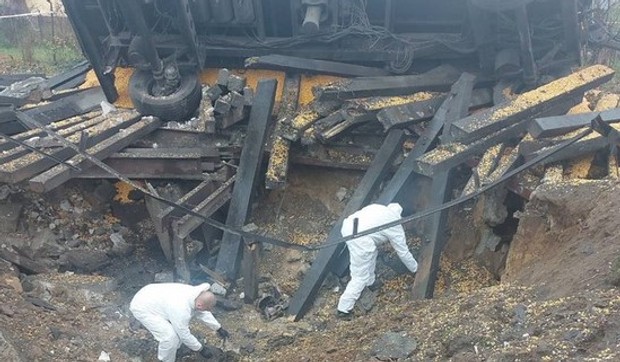 Krater nakon eksplozije u Poljskoj