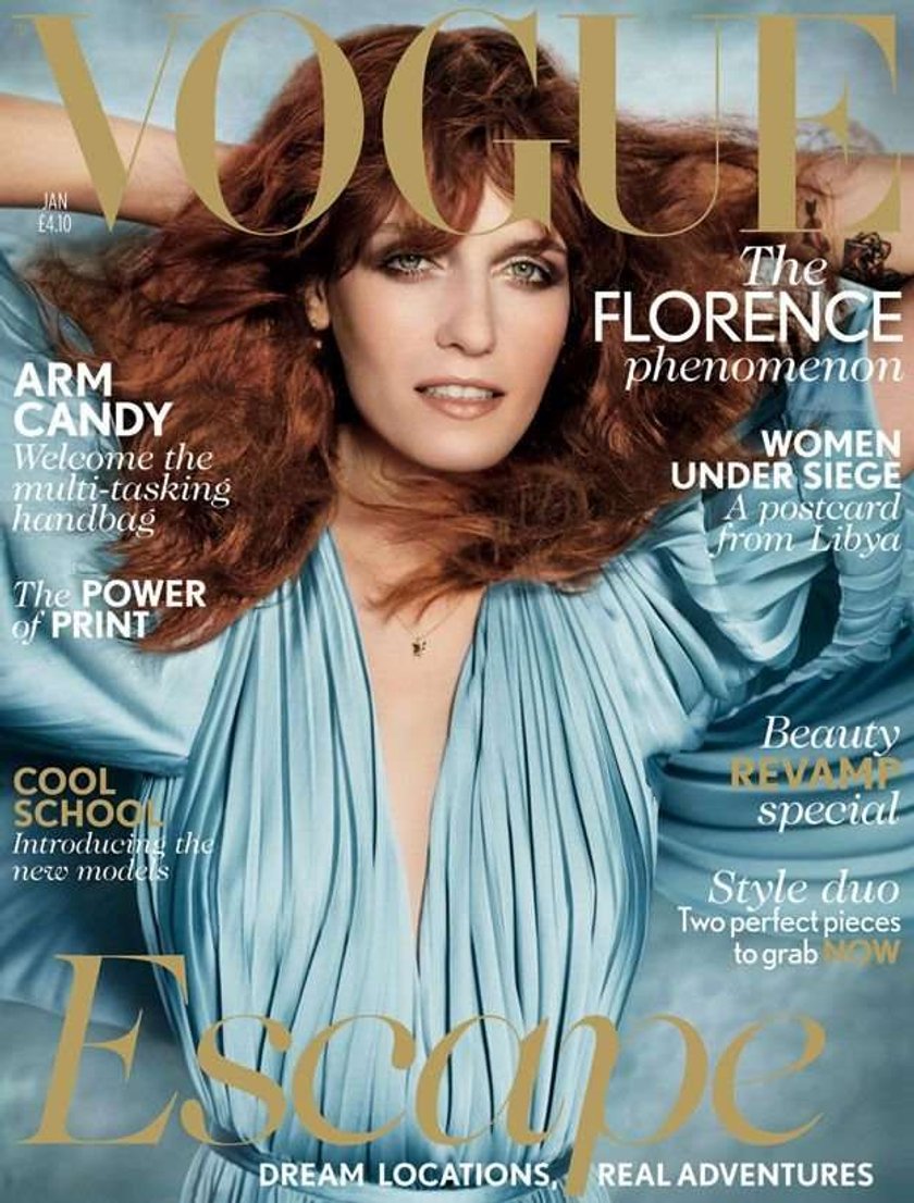 Florence Welch Vogue styczeń 2012