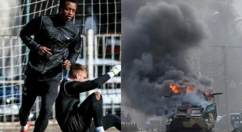 ‘I had to flee because rockets were exploding everywhere’ – Ghanaian striker in Ukraine