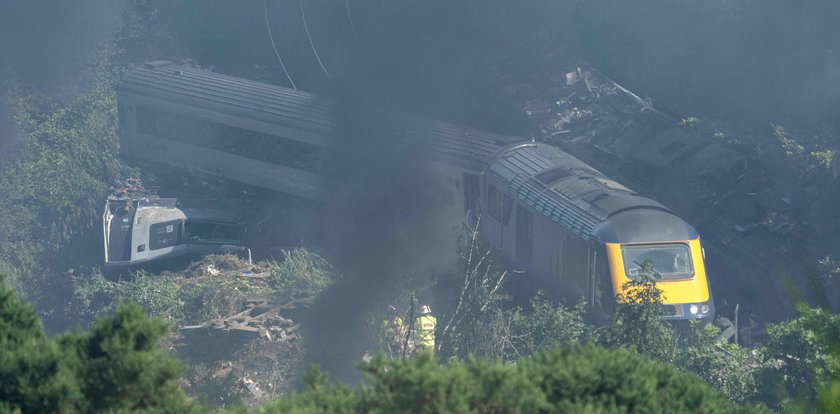 Katastrofa kolejowa w Szkocji. Trzy osoby nie żyją, wielu rannych