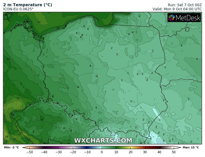 Pojawią się nocne przymrozki