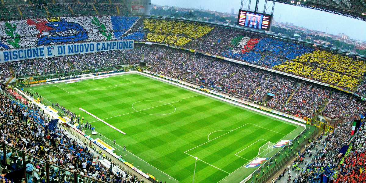 Stadion Giuseppe Meazza, Mediolan, Włochy