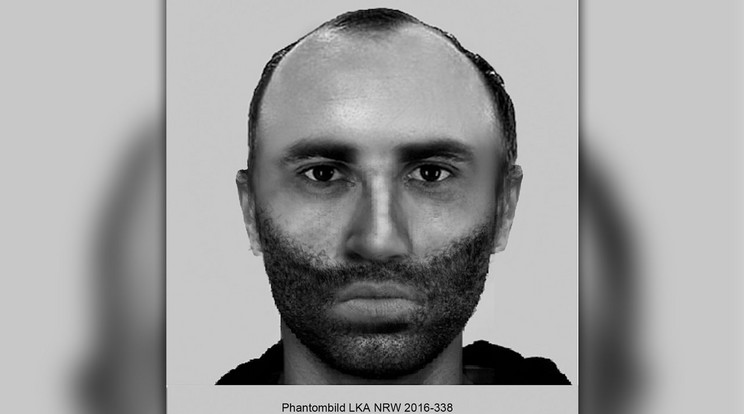 E fantomkép alapján kapták el a 31 éves férfit / Fotó: Polizei Bochum
