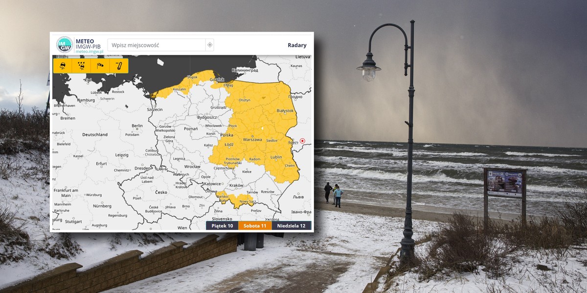 Jeszcze obowiązują ostrzeżenia o mrozie na południu, a w prognozie zagrożeń meteo na sobotę: w jednej czwartej kraju – oblodzenie, na Lubelszczyźnie – marznące opady, na północy – silny wiatr, na południu – silny mróz. 