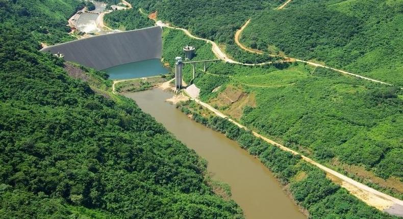 A view of the Bumbuna hydroelectric dam project in a file photo. REUTERS/Katrina Manson