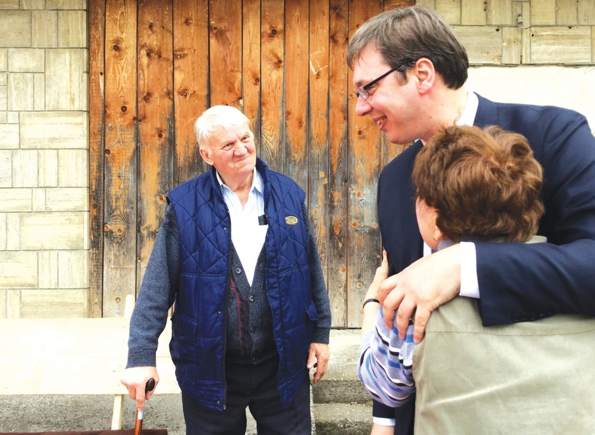Doček: Premijer Srbije sa stricem Dragom Vučićem