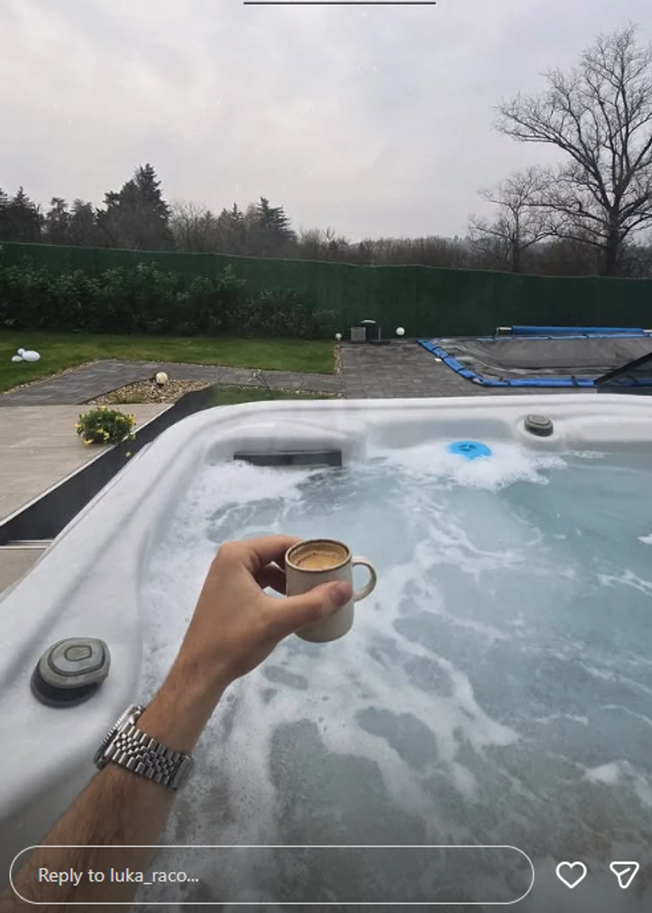 Luka Raco pokazao mišiće