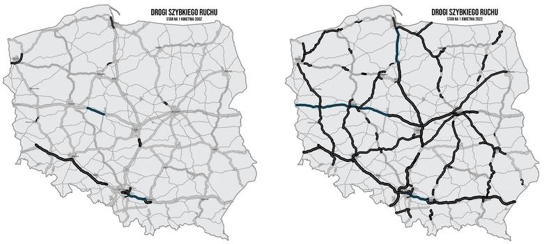 Zmiany, jakie zaszły na polskich drogach na przestrzeni 20 lat