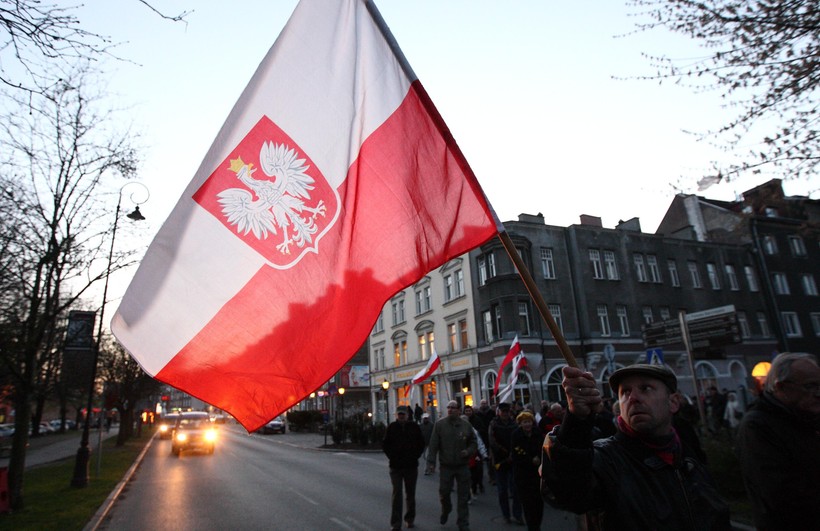 Marsz milczenia w intencji ofiar katastrofy smoleńskiej w Gdańsku