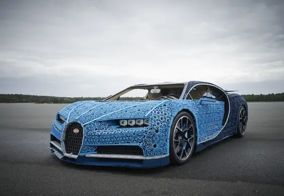 Bugatti Chiron zrobiony z miliona klocków LEGO. Tak, można nim jeździć