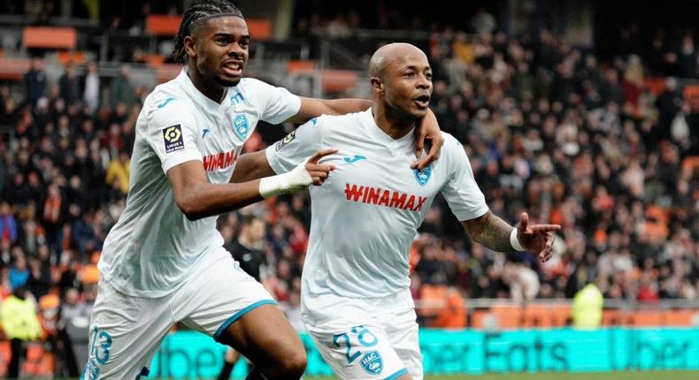 Andre Ayew: Ghana captain scores 50th Ligue 1 goal in Le Havre defeat