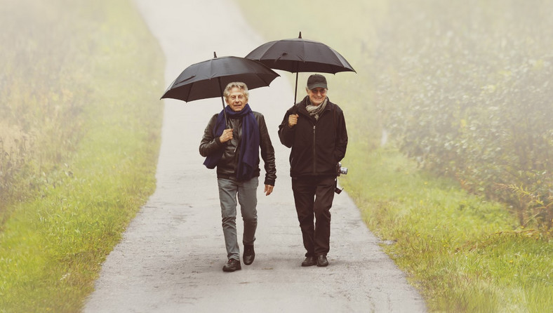 Roman Polański i Ryszard Horowitz na planie filmu Mateusza Kudły i Anny Kokoszki-Romer