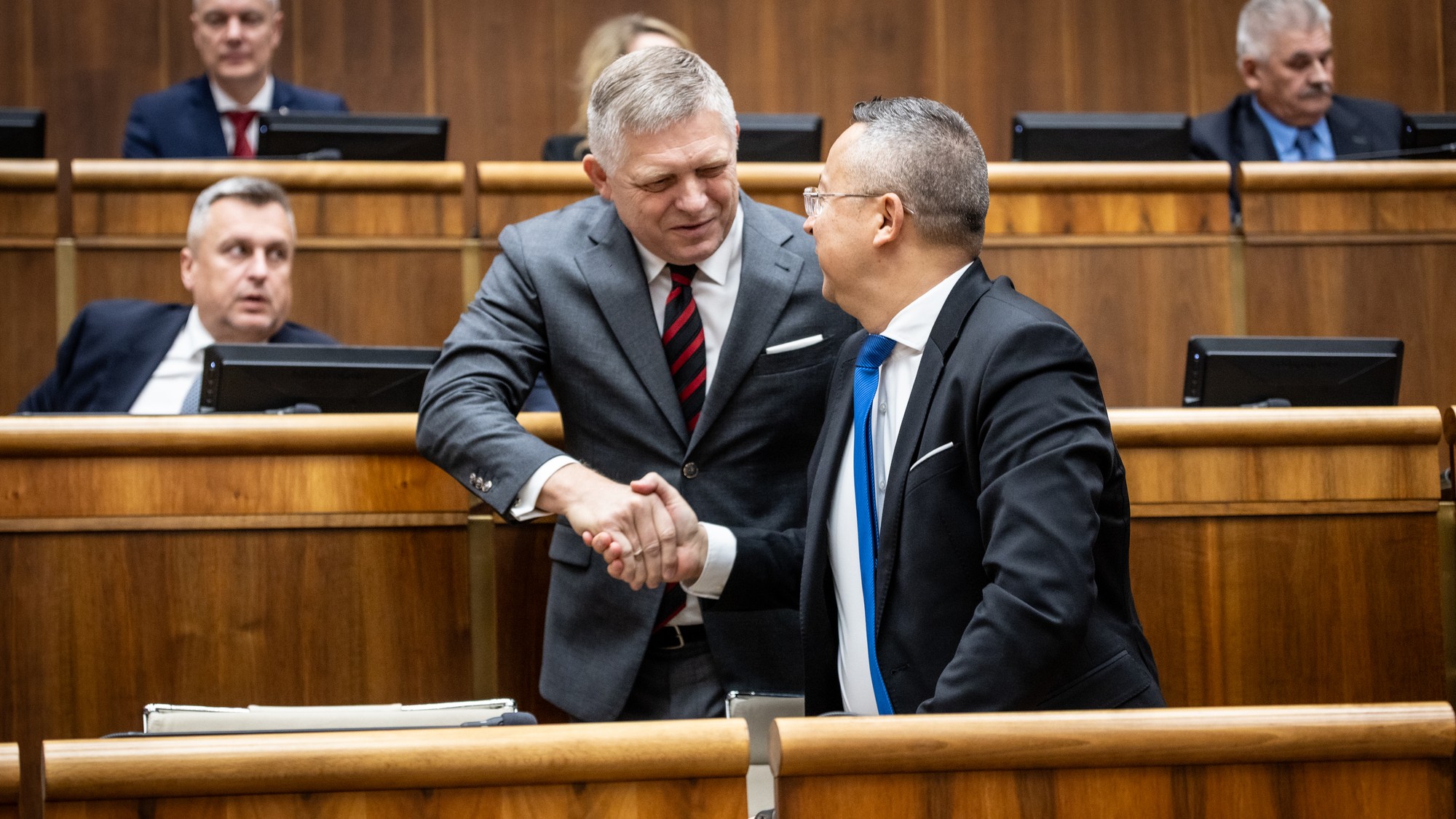 Róbert Fico a Ladislav Kamenický