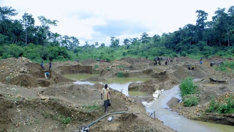 Galamsey in Atewa forest