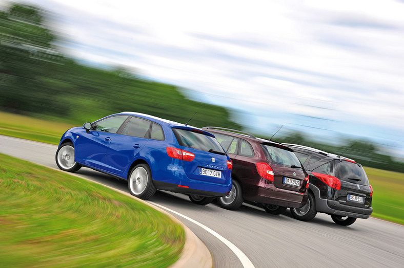 Małe kombi na wielką wyprawę: Skoda Fabia kontra Seat Ibiza i Peugeot 206