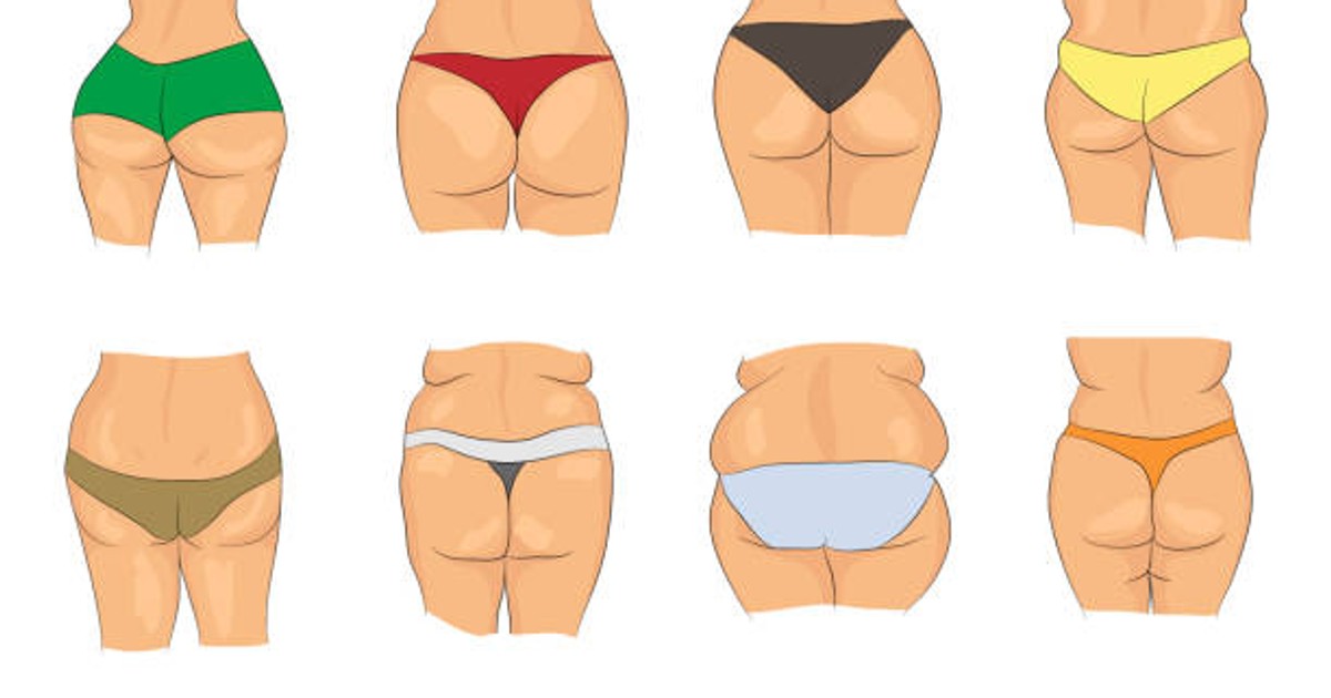 Butt Shapes - Which One Do You Have & What Does it Tell? ?