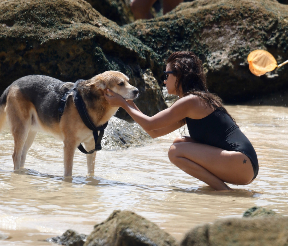 Monica Cruz na wakacjach