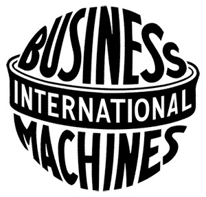 Oryginalne logo IBM, które firma stosowała w latach 1924-1946. 