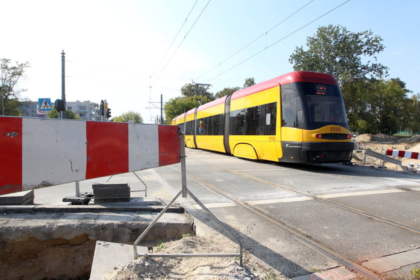 tramwaje zniknęły z Bemowa