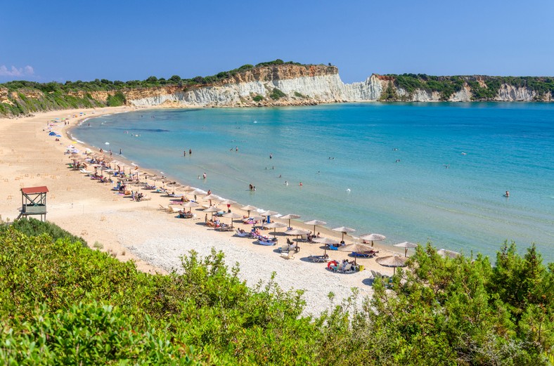 Plaża na Zakintos, Grecja