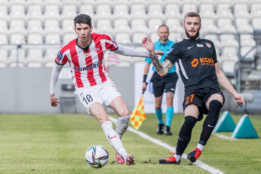 Pilka nozna. PKO Ekstraklasa. Cracovia Krakow - Zaglebie Lubin. 28.02.2021