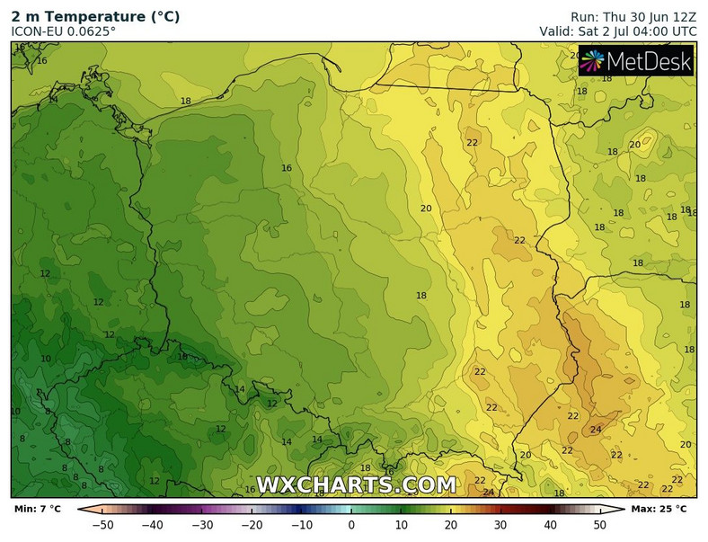 Temperatura będzie stopniowo spadać