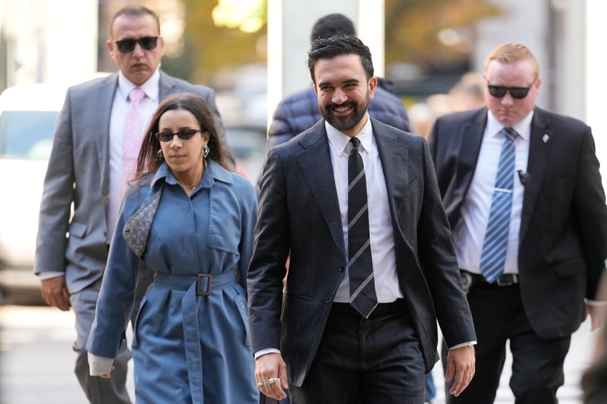 Zohran Mamdani uoči konferencije za novinare u Njujorku 27. oktobra