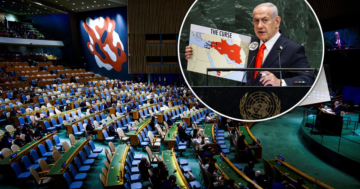 Bojkot premiera Izraela. Netanjahu mówił niemal do pustej sali