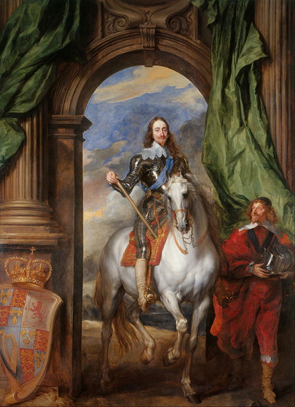Konny portret angielskiego króla, Karola I, 1633 r.