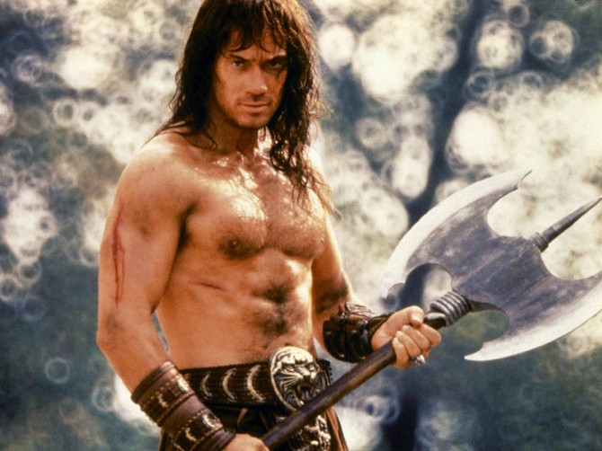 Kevin Sorbo u ulozi Herkula u seriji "Herkul: legendarna putovanja"