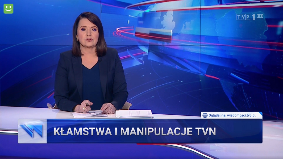 Wiadomości TVP atakują TVN
