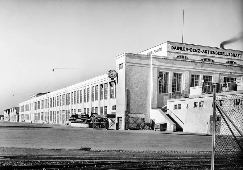 Fabryka Mercedesa w Sindelfingen, maj 1951 r.