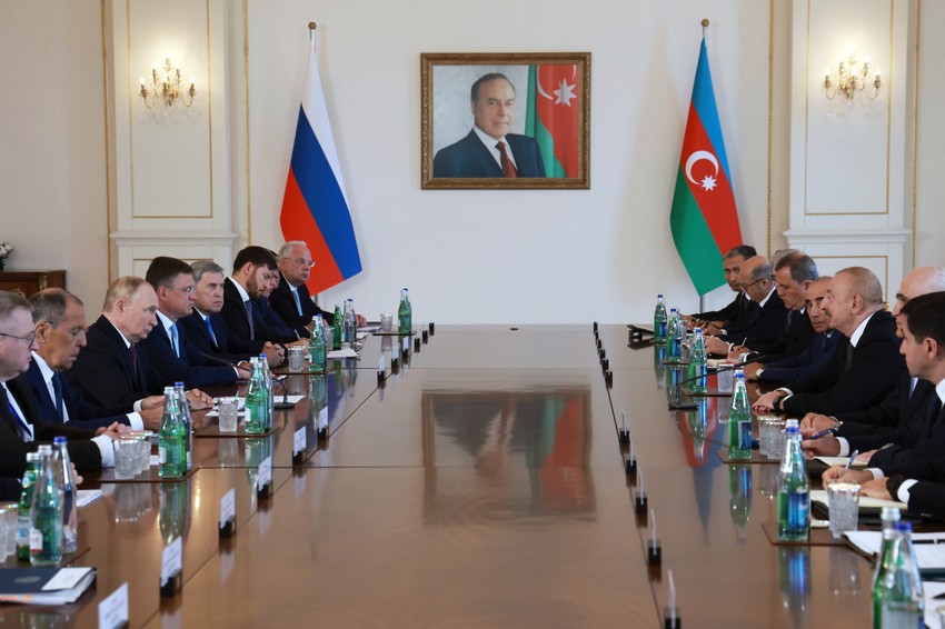 Vladimir Putin i Ilham Alijev u Bakuu 19. avgusta