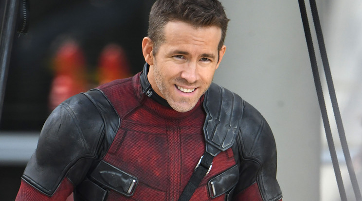 Ryan Reynolds a Deadpool 2 forgatásán/Fotó: Northfoto