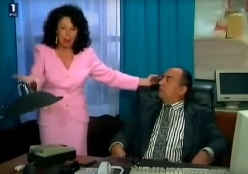 Ivan Bekjarev i Seka Sablić kao Boško Despotović i Marijana Kolaković u seriji "Srećni ljudi"