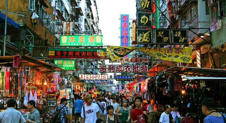 Mong Kok market