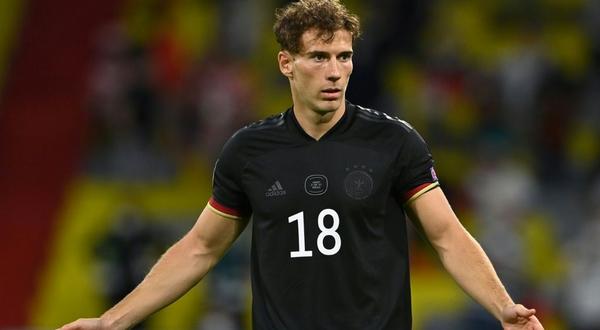 Germany midfielder Leon Goretzka bulked up his upper-body during last year's lockdown due to Covid-19 Creator: CHRISTOF STACHE