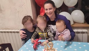 Marija Petronijević sa decom