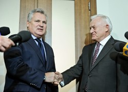 Kwaśniewski z Millerem znowu razem. "Przyjaźń może być szorstka, może być aksamitna"