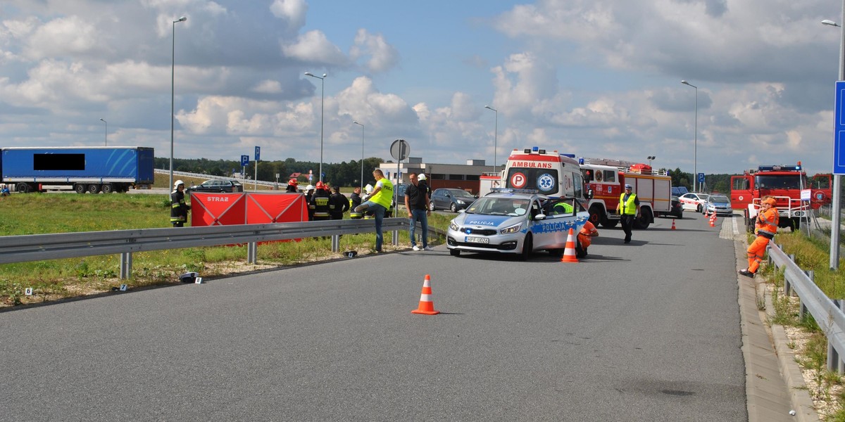 Tragiczny wypadek w Łódzkiem. Zginął Inspektor Transportu Drogowego