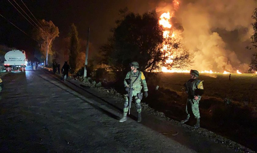 Al menos 20 muertos y 54 heridos por incendio en ducto de combustible en Mxico